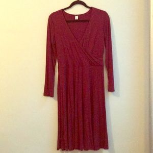 🍁NWOT V-Neck Wrap Front Dress📚